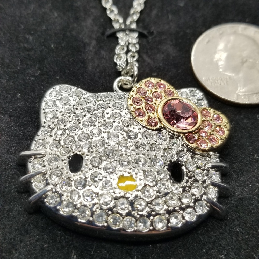 Hello Kitty rhinestone necklace